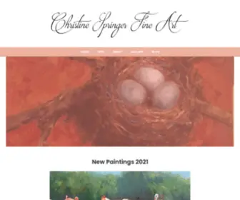 Christinespringerart.com(Christinespringerart) Screenshot