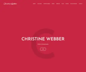 Christinewebber.com(Christine Webber) Screenshot