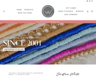 Christinewhitestyle.com(Beads, Inc) Screenshot