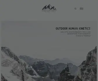 Christinezelezny.com(Outdoor Human Kinetics) Screenshot