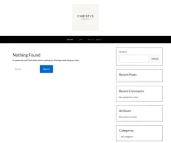 Christishealthylifestyle.com(Christi&#039;s Healthy Lifestyle) Screenshot