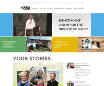 Christisourhope.org(Diocese of Joliet) Screenshot