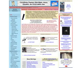 Christliche-Themen.de(Biblische Themen) Screenshot