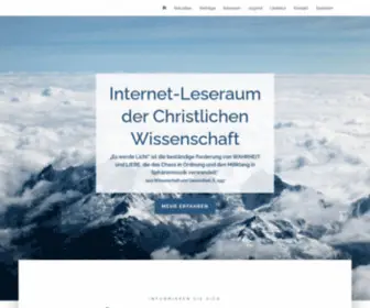 Christliche-Wissenschaft.de(Christliche Wissenschaft) Screenshot