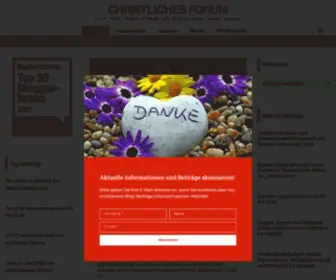 Christlichesforum.info(Christliches Forum) Screenshot