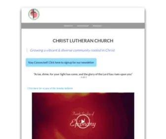 Christlutheranbethesda.org(Christlutheranbethesda) Screenshot