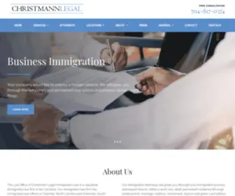 Christmannlegal.com(Reputable Immigration Law Firm) Screenshot