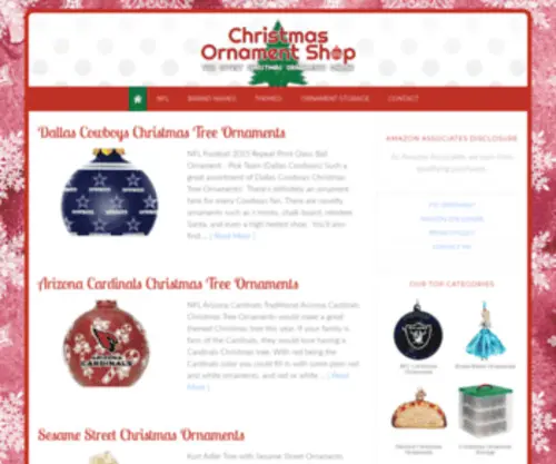 Christmas-Ornament-Shop.com(Christmas Ornament Shop) Screenshot