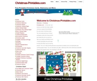Christmas-Printables.com(Free Printable Christmas Cards) Screenshot