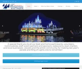 Christmasboatparade.com(December 16) Screenshot