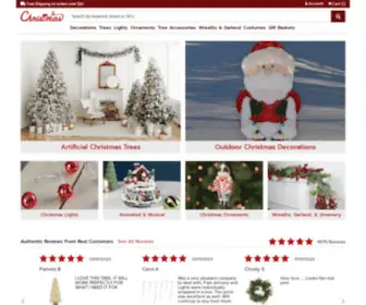 Christmas.com(Shop For The Largest Selection Of Christmas Decorations & Gifts) Screenshot