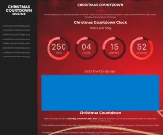 Christmascountdown.online(Christmas Countdown) Screenshot