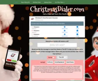 Christmasdialer.com(Christmas) Screenshot