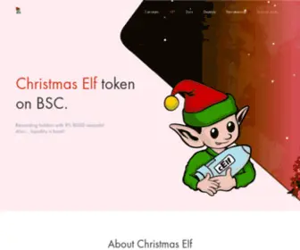 Christmaselftoken.com(Christmas Elf Token) Screenshot