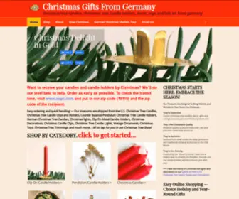 ChristmasgiftsfromGermany.com(Christmas Gifts From Germany) Screenshot