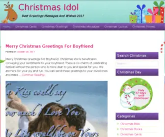 Christmasidol.com(Christmasidol) Screenshot