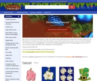 Christmasinprescott.com(Christmas Ornaments) Screenshot