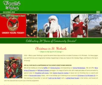 Christmasinstmichaels.org(Celebrating 35 Years of Community Service) Screenshot