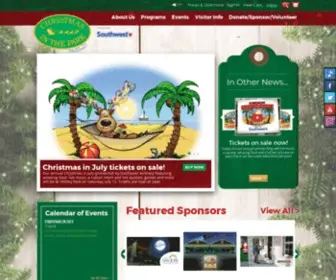 Christmasinthepark.com(Christmas in the Park) Screenshot