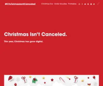 Christmasisntcanceled.org(#ChristmasIsntCanceled) Screenshot