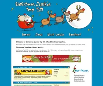 Christmasjunkie.com(Christmas Junkie TOPBest Christmas sites) Screenshot