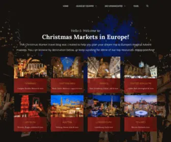 Christmasmarketsineurope.com(Christmas Markets in Europe) Screenshot
