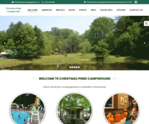 Christmaspines.com(Christmas Pines Campground) Screenshot