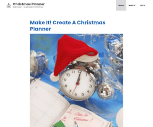 Christmasplanner.com(Christmasplanner) Screenshot
