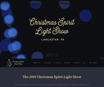 Christmasspiritlightshows.com(Christmas Spirit Light Show) Screenshot