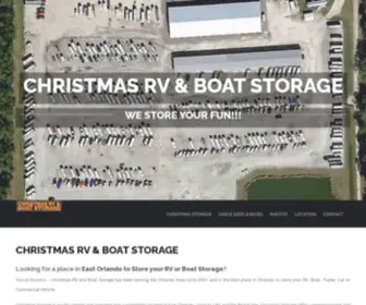 Christmasstorage.net(Christmas RV & Boat Storage) Screenshot