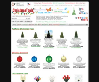 Christmastopia.com(Artificial Christmas Trees) Screenshot