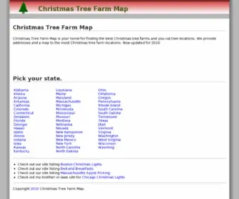 Christmastreemap.com(Christmastreemap) Screenshot