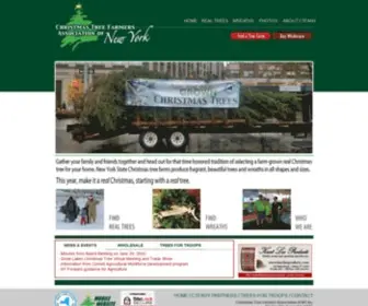 Christmastreesny.org(Christmas Tree Farmers Association of New York) Screenshot