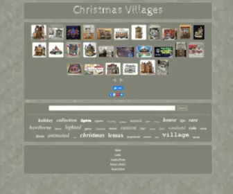 Christmasvillages.net(Christmas Villages) Screenshot