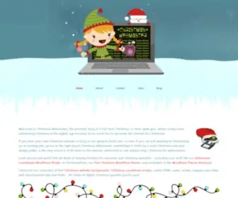 Christmaswebmaster.com(Free content for Christmas Websites) Screenshot