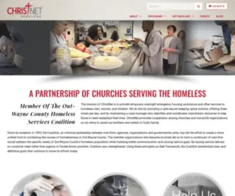 Christnetservices.org(Serving the Homeless) Screenshot