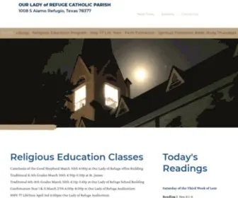 Christonhwy77.com(Our Lady of Refuge Catholic Parish) Screenshot
