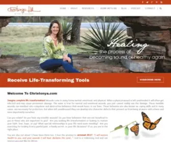 Christonya.com(Life Transformation & Wellness) Screenshot