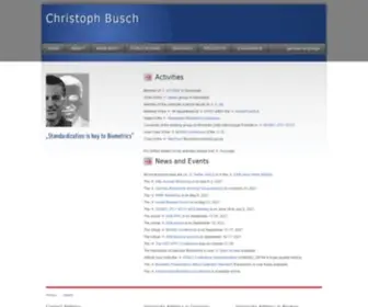 Christoph-Busch.de(Christoph Busch) Screenshot