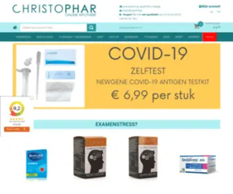 Christophar.be(Para-farmacie online) Screenshot