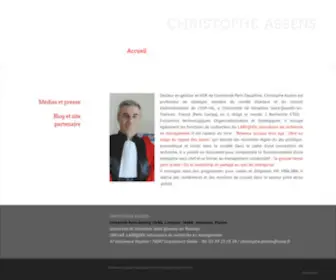 Christophe-Assens.fr(Christophe Assens) Screenshot