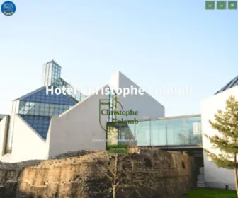 Christophe-Colomb.lu(Hotel Christophe Colomb Luxembourg) Screenshot