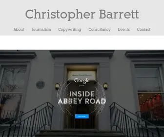 Christopher-Barrett.com(Christopher Barrett) Screenshot