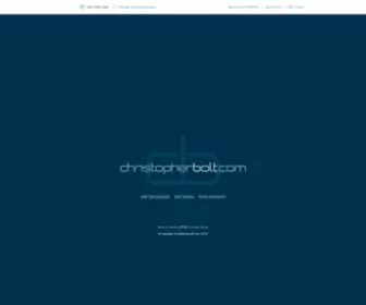 Christopherbolt.com(Web developer) Screenshot