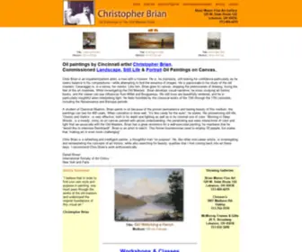 Christopherbrian.com(Oil Paintings of Landscapes) Screenshot