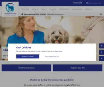 Christophercartervets.co.uk(Your Local Shirley Vets in Southampton) Screenshot