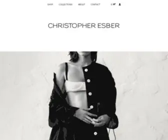 Christopheresber.com.au(Ready to Wear Designer Christopher Esber) Screenshot