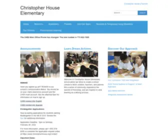 Christopherhouseelementary.org(Christopher House Elementary) Screenshot