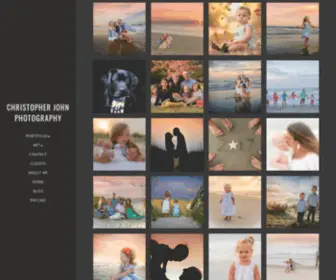 Christopherjohnphotography.com(Pawleys island beach portrait photographer) Screenshot