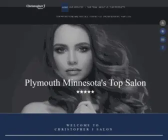Christopherjsalon.com(Salon-Plymouth, MN) Screenshot